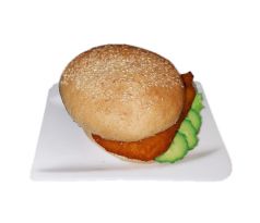 Burger s kuřecím řízkem 240g